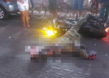 Motociclista morre após ser atropelado por caminhão em Timon, Maranhão