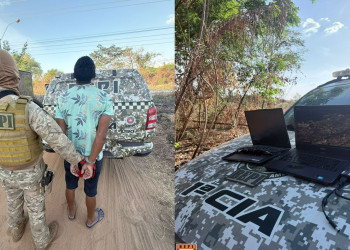 Homem é preso por furtar notebooks de veículo estacionado em Teresina; eletrônicos foram rastreados