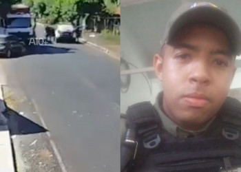 Vídeo mostra troca de tiros entre a PM e criminosos no Piauí; ação terminou com militar morto após disparo acidental