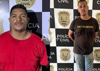 Foragido da justiça e condenado por roubo são presos pela polícia em Teresina