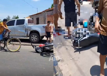 Jovem morre em acidente de moto a caminho de casa em Timon; filha da vítima completa 1 ano de vida hoje