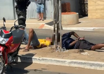Homem que saiu do sistema prisional há um mês é preso novamente em Timon; menor também foi apreendido