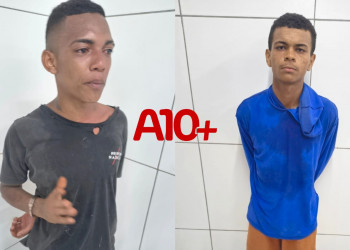 Dupla é presa com simulacro de arma de fogo em Teresina e confessa que iria realizar assaltos na região