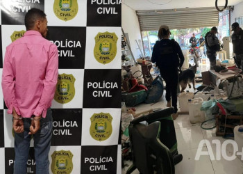 Suspeito de extorquir clientes e ameaçá-los com arma de fogo é preso no Piauí; comparsa está foragido
