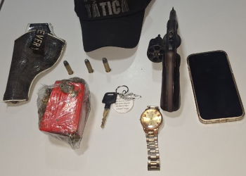 Mulher é presa com revólver e maconha na zona Norte de Teresina