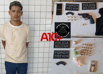 Homem natural do Amazonas, dono de boca de fumo, é preso por tráfico após denúncias no litoral do Piauí