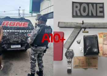 Polícia apreende adolescente com arma de fogo, munições e drogas na zona Norte de Teresina