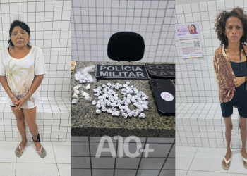 Duas pessoas são presas por comercialização de drogas no litoral do Piauí; mulher usava imóvel ao lado de casa para traficar, diz PM