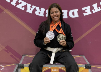 Estudante da rede estadual do Piauí conquista duas medalhas de ouro em torneio nacional de Jiu-Jitsu