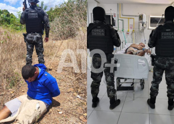 Criminoso furta arma de policial, tenta fugir, sofre acidente de moto e é preso em Teresina