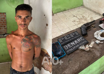 Polícia prende “Lorin”, foragido que vendia drogas ao lado de delegacia; casa da sogra funcionava como boca de fumo