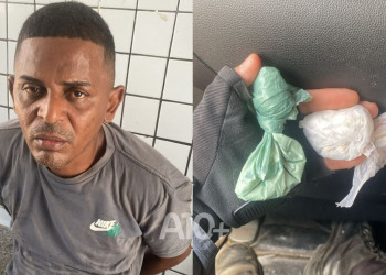 Suspeito apontado como liderança do B40 é preso com drogas em Teresina; indivíduo já tentou matar policial após sair da cadeia