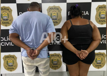 Polícia cumpre mandados e prende casal suspeito de tráfico de drogas no interior do Piauí