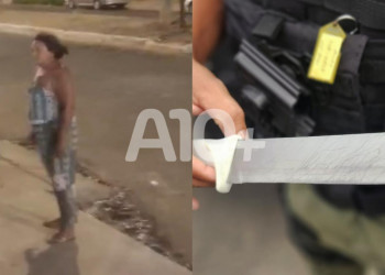 Mulher é presa após tentar invadir igreja duas vezes com faca e agredir pastor na zona Sul de Teresina
