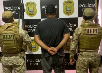 PM prende homem com pistola e munições durante patrulhamento no interior do Piauí