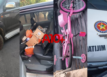 Grupo invade casa, faz família refém, tenta levar carro e até bicicleta infantil, mas é preso em Timon