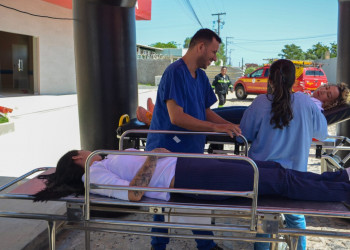 Hospital Dirceu Arcoverde realiza nova simulação de incêndio e evacuação com treinamento realista