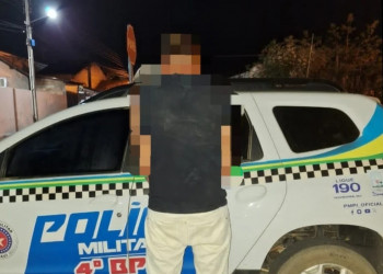 Homem é preso suspeito de agredir companheira no interior do Piauí; vítima se escondeu casa da própria filha