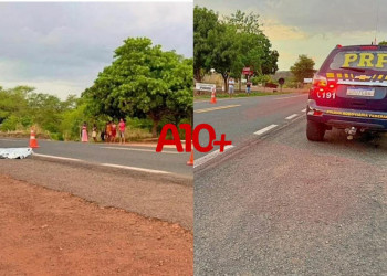 Homem morre após ser atropelado por carro no Piauí; vítima consertava sandália quando foi atingida