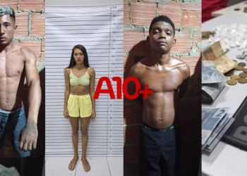 Polícia Militar flagra suspeitos e apreende grande quantidade de drogas e R$ 2 mil em casa no litoral do Piauí