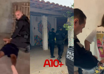 Polícia deflagra operação e prende 3 pessoas em boca de fumo no litoral do Piauí; duas delas faziam segurança do local