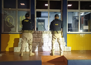 PRF-PI apreende 200 kg de supermaconha dentro de veículo de carga no Piauí; motorista foi preso