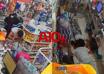 Criminosos armados invadem farmácia, rendem funcionários e roubam pertecentes e dinheiro em Teresina; VÍDEO!