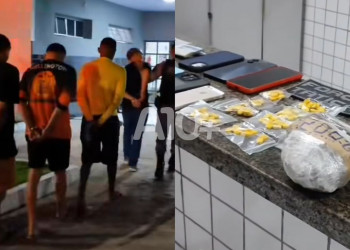 Polícia desarticula boca de fumo, apreende drogas e prende 4 pessoas no litoral do Piauí