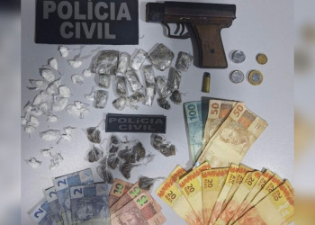 Homem é preso enquanto traficava droga dentro de residência no interior do Piauí