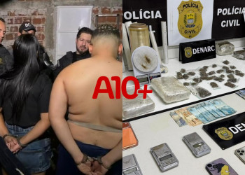 DRACO e DENARC deflagram operação conjunta, prendem 10 pessoas e apreendem drogas, armas e dinheiro em Teresina