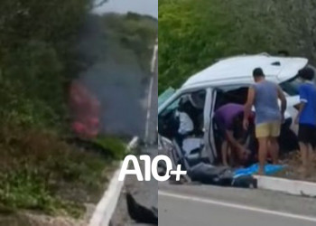 Grave acidente entre dois carros deixa mortos e feridos no Piauí