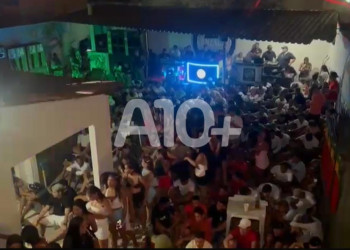 Polícia apreende armas, veículos roubados e celulares em casa de show irregular em Teresina; local tinha área reservada para faccionados