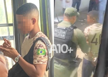 Homem é preso pela polícia após importunar e ejacular em passageira dentro de ônibus em Teresina