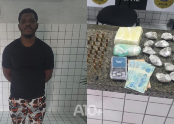 Homem que se passava por enfermeiro é preso com arma e drogas no litoral do Piauí; teria alugado imóvel para vender entorpecentes