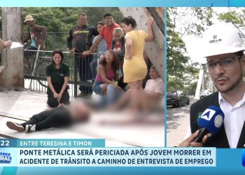 Crea inspeciona Ponte Metálica após acidente que terminou com jovem morta; vítima estava a caminho de entrevista de emprego