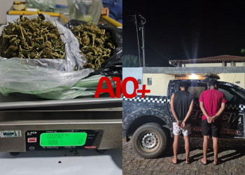 Polícia prende dupla que estava preparando drogas para comercializar durante o Carnaval no Piauí