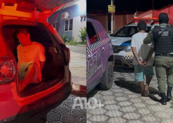 Homem é preso após furtar botijão de gás e agredir vítima a pauladas no interior do Piauí