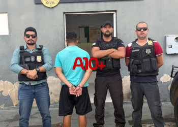 Polícia prende condenado por roubo majorado e corrupção de menores no interior do Piauí