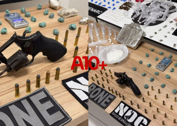 Mais de 10 pessoas foram presas durante operação integrada em Teresina; armas e drogas apreendidas