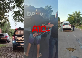 Adolescente envolvido no roubo de dois carros na zona Leste de Teresina é apreendido durante perseguição; comparsas fugiram