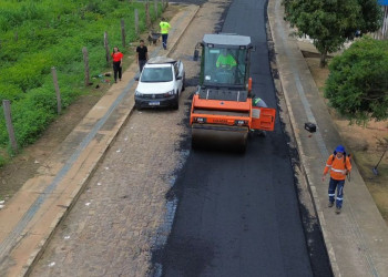 Novo asfaltamento contempla 40 mil m² e beneficia seis ruas em São Pedro do Piauí