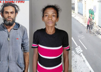 Vigia do crime e companheira são presos suspeitos de furtar mais de R$ 3 mil em fiação de agência bancária em Teresina