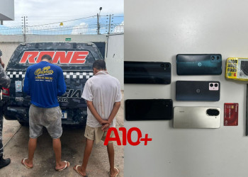 Polícia prende suspeito de receptação com celulares e máquina de cartão de crédito na zona Norte de Teresina