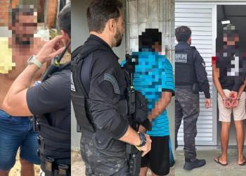 Polícia prende três homens por violência contra a mulher e estupro de vulnerável em Teresina e Altos