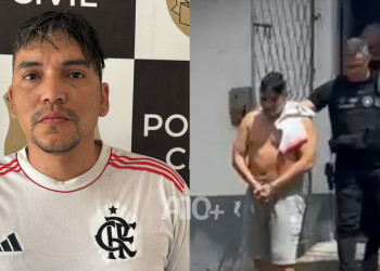 Condenado a 6 anos por render mulher e roubar pertences dela é preso pela polícia em Teresina; VÍDEO!