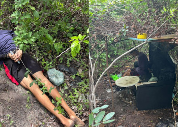 Após denúncia sobre indivíduos comercializando drogas em área de mata, homem é preso com mais de 200 porções de entorpecentes no Piauí