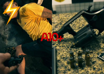 Homem é preso portando arma de fogo municiada em praça pública no litoral do Piauí