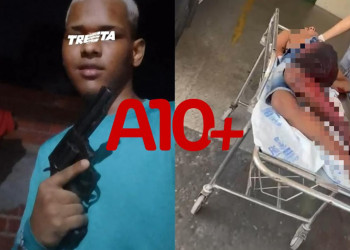 Suspeito de invadir casa e fazer moradores reféns é baleado após reagir à prisão e confrontar policiais em Teresina