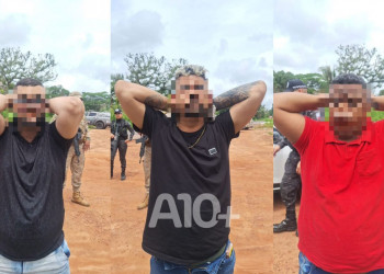 Trio flagrado com arma e drogas e suspeito de realizar assaltos a veículos de luxo é preso em em Teresina