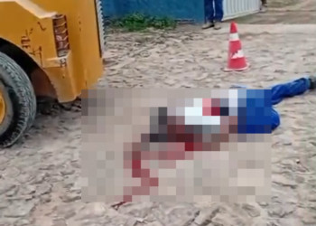 Trabalhador morre após ser atropelado por trator na calçada de empresa em Teresina